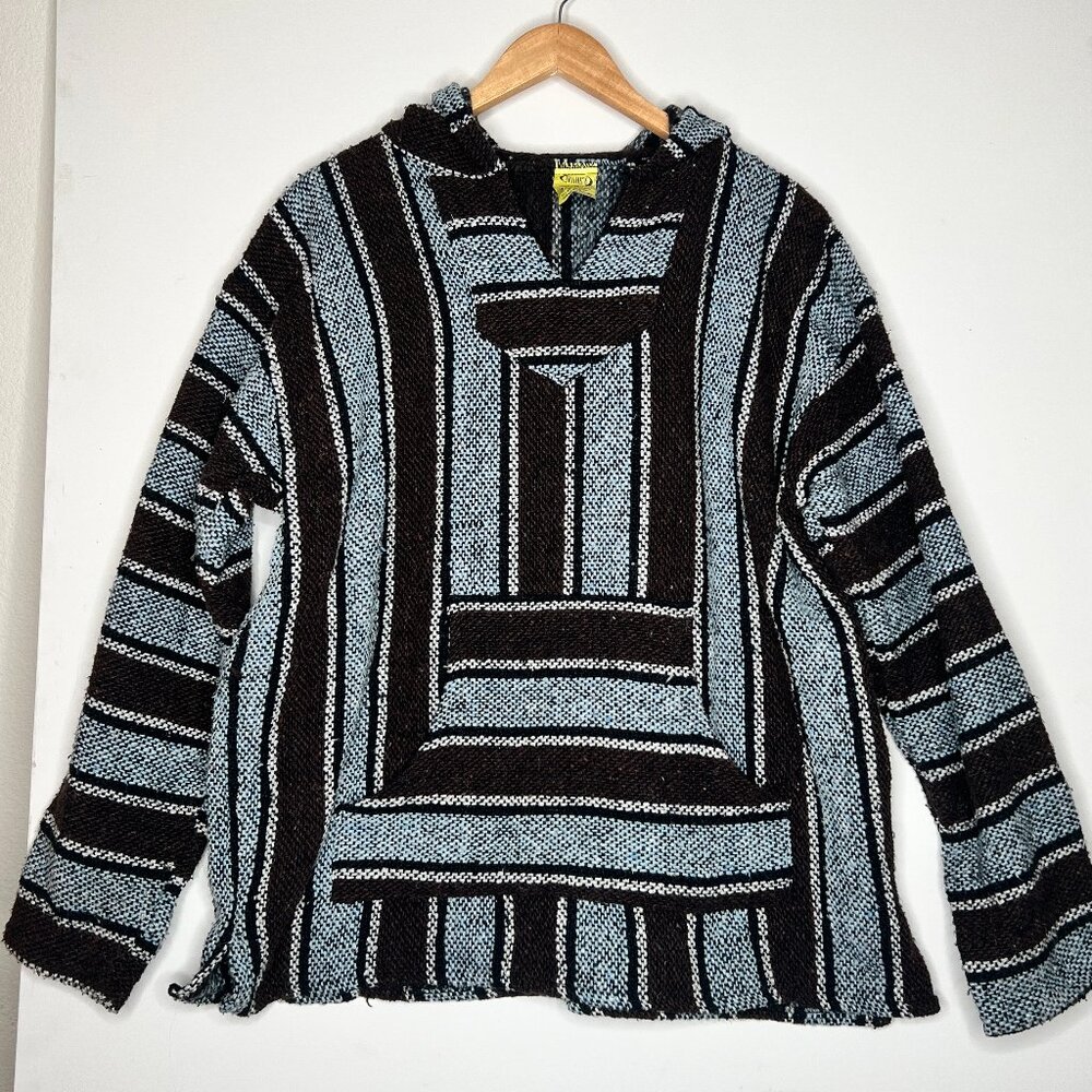 Mexican Baja Hoodie Surf Hippie Pullover Unisex